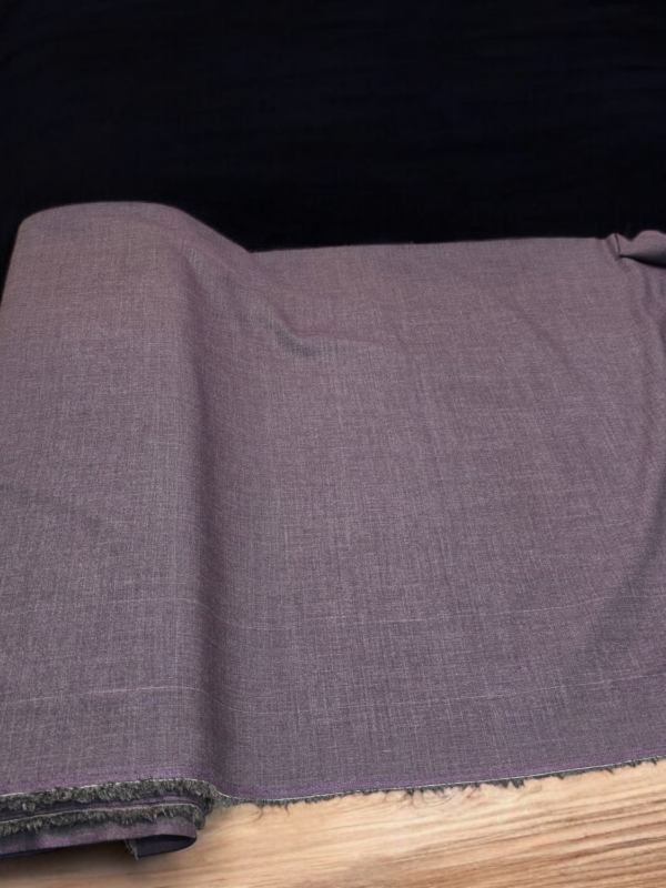 Ahmad Iqbal Unstitch Tropical Fabric Faded Purple Color Gents Clothing