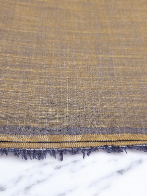 Ahmad Iqbal Unstitch Tropical Fabric Golden Color Gents Clothing