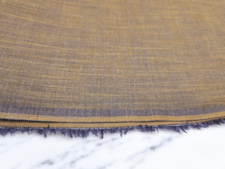 Ahmad Iqbal Unstitch Tropical Fabric Golden Color Gents Clothing
