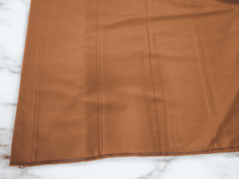 Ahmad Iqbal Unstitch Wash & Wear Brown Color Gents Clothing