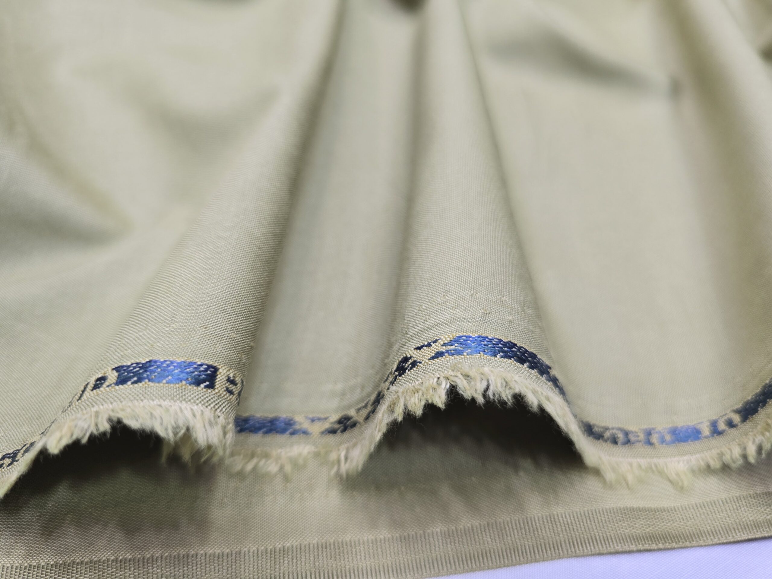 Ahmad Iqbal Unstitch Wash & Wear C-Green Color Color Gents Clothing