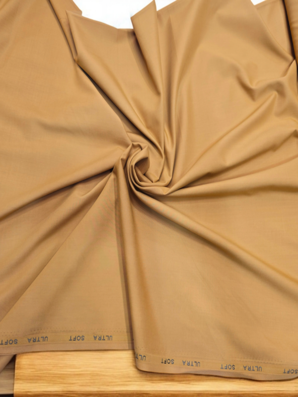 Ahmad Iqbal Unstitch Wash & Wear Camel Color Gents Clothing