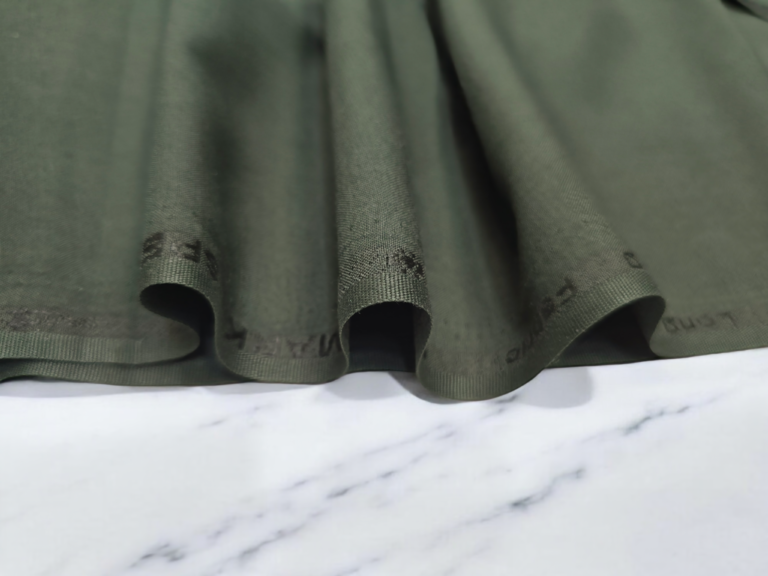 Ahmad Iqbal Unstitch Wash & Wear Green Color Gents Clothing