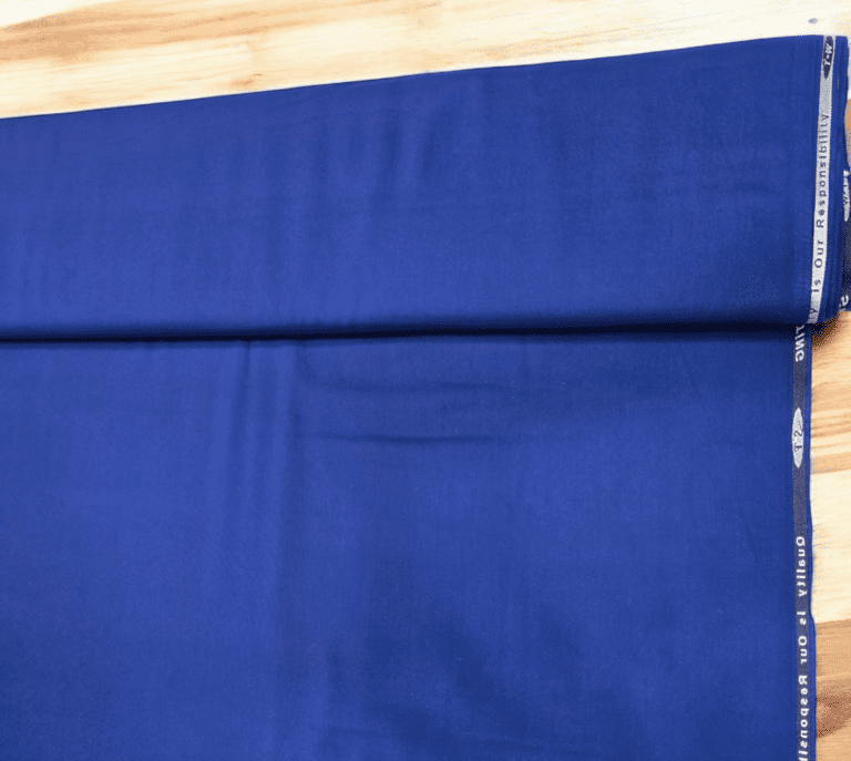 Ahmad Iqbal Unstitch Wash & Wear Royal Blue Color Gents Clothing