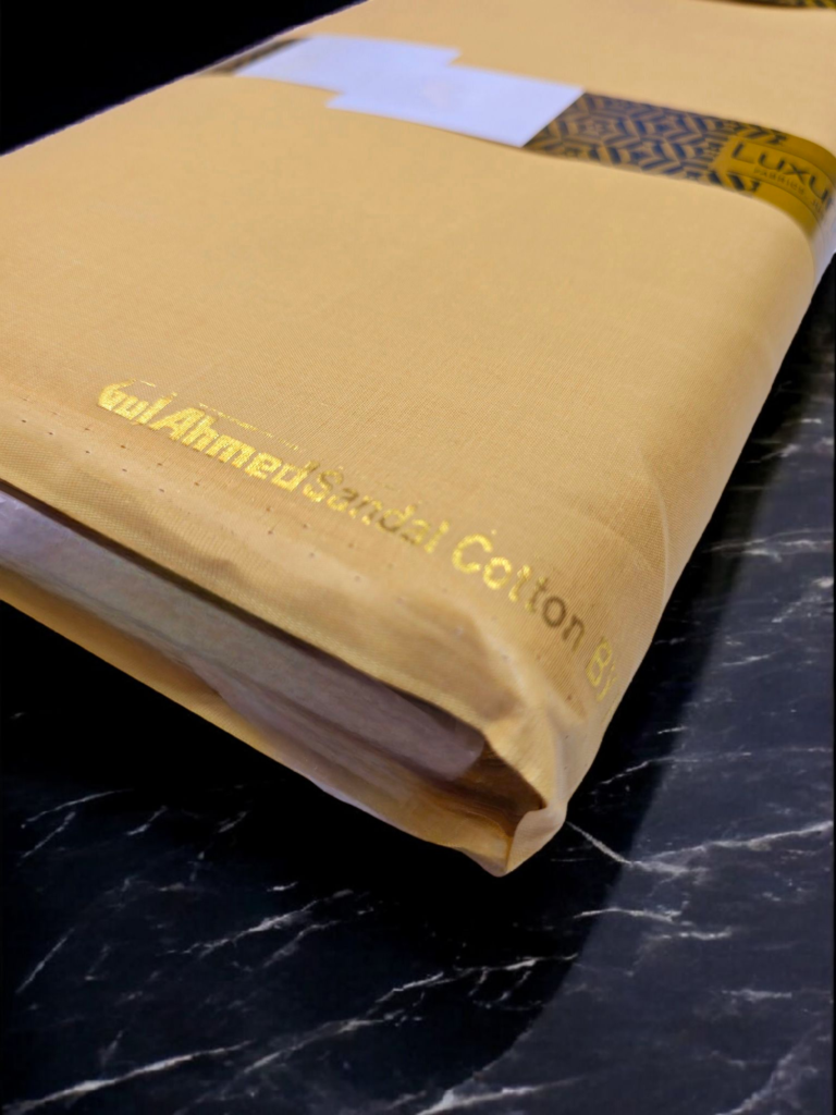 Ahmed Iqbal Cloth House Golden Unstitch Gents Cotton