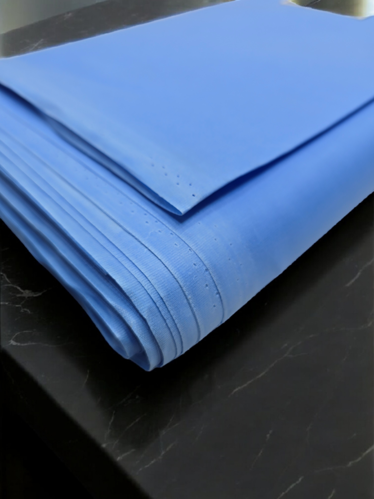Ahmed Iqbal Cloth House Sky Blue Unstitch Gents Cotton