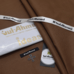Gul Ahmad Cotton unstitched brown fabric 4.5 meters, Faisalabad Pakistan