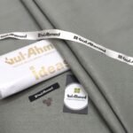 Gul Ahmad Cotton unstitched grey fabric 4.5 meters, Faisalabad Pakistan