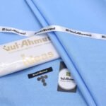 Gul Ahmad Cotton unstitched sky blue fabric 4.5 meters, Faisalabad Pakistan